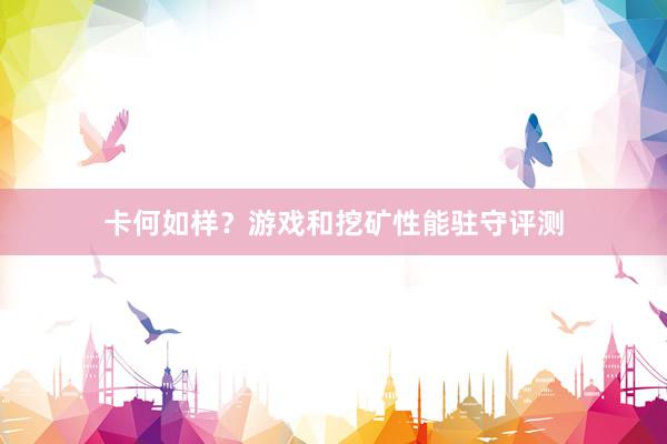卡何如样？游戏和挖矿性能驻守评测